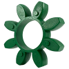 CHIARAVALLI ELASTOMERO ANELLO GE-T 65-75 VERDE ELAS. POLIURETANO - 64 SH D